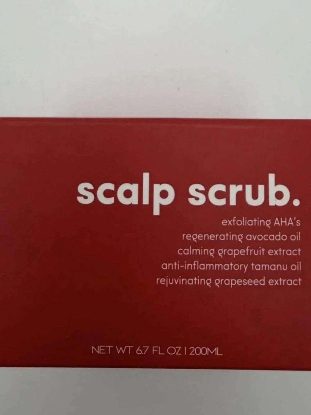 BeKynd Scalp Scrub AHA Exfoliator New In Box Full Size 6.7 fl oz